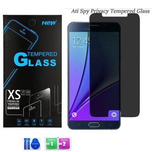 screen protector For iphone 12 11 pro Max XS xr 7 6s plus 8 LG Stylo 6 K51 Samsung A51 A71 A21 Privacy tempered glass Anti-spy 0.33mm 9H