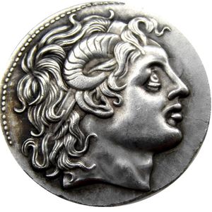 G(14) Greece Ancient Silver Plated Craft Copy Coins pewter metal dies manufacturing factory Price