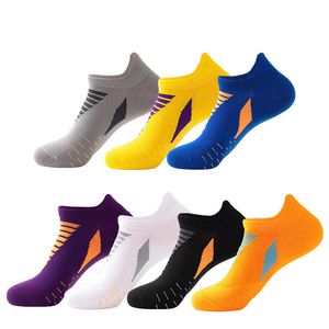 Mężczyźni COOLMAX Skarpetki Sportowe Jazda na rowerze Koszykówka Running Sport Sock Sound Summer Hiking Tenis Ski Mężczyzna Kobiety Rower Rower Slip 1237 Z2