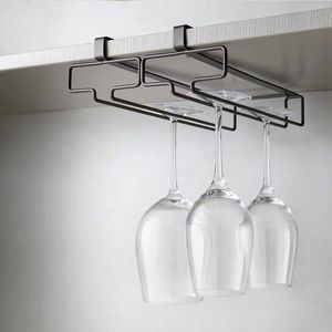 Tabletop Wine Racks Glass Rack Hanging Cup Holder Bar Goblet Stemware Storage Shelf Hanger Iron Kitchen Organizer