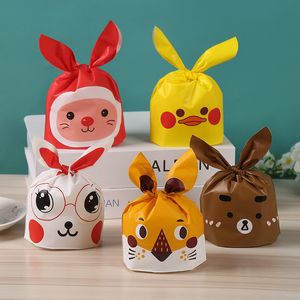 Rabbit Long Ear For Gift Wrap Sweets Cute Bunny Wedding Party Goodie Bags Packing Candy Bonbonniere Gifts Bag Packaging Present