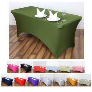Wholesale buffet table resale online - Table Cloth ft ft ft ft Arched Rectangular Spandex Cover For Wedding Party Banquet Events Decoration Buffet