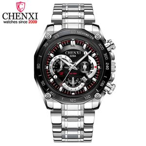 Chenxi 2021 New Top Brand Men Watches Men's Stainless Steel Waterproof Analog Quartz Wristwatches Male Clock Relogio Masculino Q0524