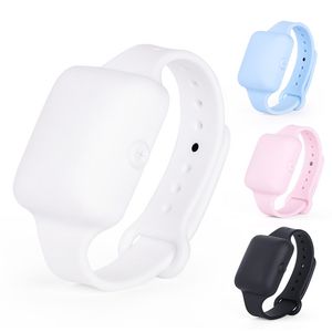 Outdoors Portable Silicone Bracelet Liquid Soap Dispenser Adjustable Wristband Repackaging Wrist Watch Adult Kids Black Pink Blue White 10ml 4 5mx T2