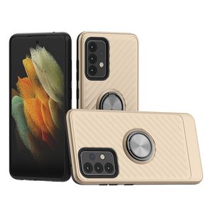 Przypadki do telefonu komórkowego do Samsung Galaxy A32 A52 A72 A21 A11 360 Obrotowy pierścień Mobile Mobile Case Cover D1