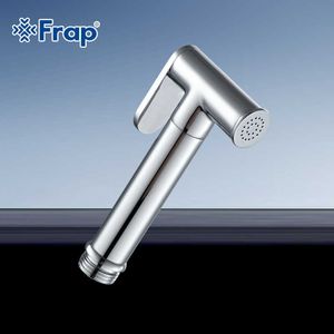 Frap Multifunction Hand Held Bidet Brass Spray Shattaf Shower Head Spray Nozzle Bathroom Accessories Two Choices F21 & F21-1 210724