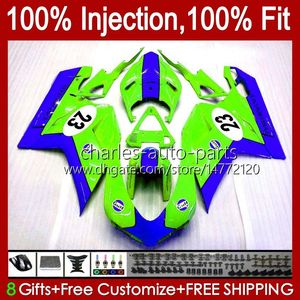 Injection OEM For DUCATI 1198S 848R 848 1098 1198 S R 07 08 09 10 11 12 Cowling 18No.151 Body 848S 1098S Gloss Green 2007 2008 2009 2010 2011 2012 1098R 1198R 07-12 Fairing