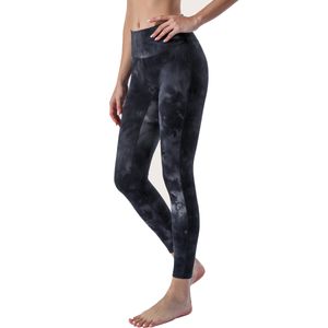 Leggings Abbigliamento Yogaworld Donna Autunno Sport all'aria aperta Fitness Yoga Capris elasticizzati alti traspiranti Blu Viola Grigio