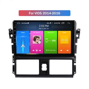 Android 10 인치 자동차 DVD 플레이어 Toyota Vios 2014-2016 터치 스크린 GPS 네비게이션 라디오 WIFI BT USB