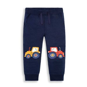 Jumping Meters Children Sweatpants Applique Boys Trousers Pants Autumn Spring Baby Long Fashion Sport Clothing 210529