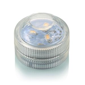 Strängar (100pcs / lot) Utomhus Bröllopsinredning Fjärrkontroll Vattentät nedsänkbar LED Party Tea Mini Light med batteri för