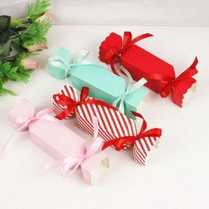 Presentförpackning st Favorit Candy Box Bag Craft Paper Wedding Boxes Behandla Barn Födelsedag Crackers