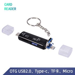 Leitor de cartão SD USB 3.0 leitor de cartão Micro TF SD Leitor Smart Memory Cartão Adaptador Tipo C CardReader USB 2.0 Micro Otg para Laptop