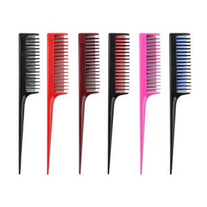 Spazzole per capelli 1PC Tripla presa in giro Pettini a coda di topo Doppia fila Spazzola per denti a due passaggi per le donne Spazzolatura per la schiena Pettinatura Slicking