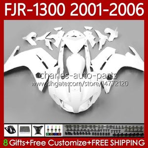 ヤマハFJR-1300 FJR 1300 FJR 1300 A CC FJR1300 01 02 03 04 04 04 05 06 MOTO BODY 106NO.40 FJR-1300Aグロスホワイト2001 2002 2003 2004 2005 2006 FJR1300A 01-06 BodyWork Kit