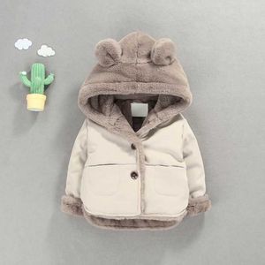 Детская хлопковая мягкая куртка 2021 зима новых мальчиков одежда толстая хлопок мягкая куртка детский ребенок теплый и бархатная зимняя куртка H0909