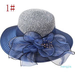20ss Anti-UV Holiday Beach Hats Womens Wide Brim Hats High Quality Sun Hat Tide 8 Colors Fisherman Hats