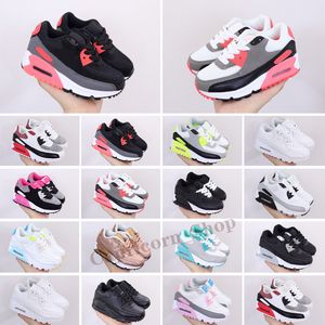 Nike Air Max 90 Frühling Herbst Kinder Schuhe 90 Rosa Rot Schwarz Atmungsaktiv Bequem Kinder Turnschuhe Jungen Mädchen Kleinkind Schuhe Baby Eur 28-35