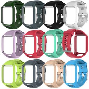 Wholesale tomtom watch band for sale - Group buy Watch Bands Silicone Replacement Band Strap Frame For TomTom Runner Spark Soft Durable Watchbands Spark Music