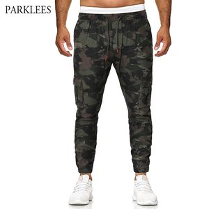 Autumn Men's Casual Camo Cargo Pants Men Fashion Loose Camouflage Large Pocket Tooling Streetwear Trousers Mens Trousers Hombre 210524