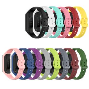 Силиконовые замена Часы Band Ремешок для Samsung Galaxy Fit 2 SM-R220 100 шт. / Лот