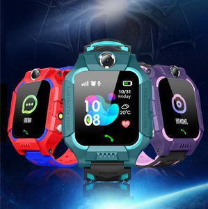 Q19 어린이 시계 GPS 추적기 카메라 스포츠 교육 게임 콜 시계 SOS Kids 소매 상자가있는 Smartwatches