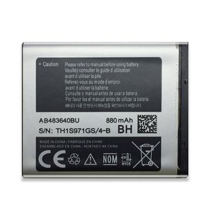 Original AB483640BU Für Samsung Batterien SL-M608 J600 J608 B3210 C3050 E740 E748 F110 F118 F619 G618 J218 Handy Batterie