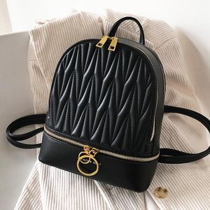 Mini zaino moda donna piccolo zaino carino in pelle Mochilas Para Mujer stile zaino da viaggio di design di alta qualità