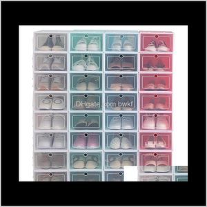 Boxes Bins Storage Housekeeping Organization Home & Garden Transparent Plastic Japanese Style Thickened Der Box Shoebox Factory Direct Sale D