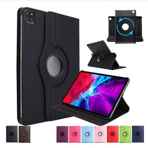 360 Rotating Flip PU Leather Stand Cases Stand For Apple iPad Mini 2 3 5 6 Pro 10th 10.9 2024 Air4 11 10.2 10.5 9.7 Samsung Tab T220 A8 A9 Plus 10.5 X200 X205 T290 T295 T510 T500 P610
