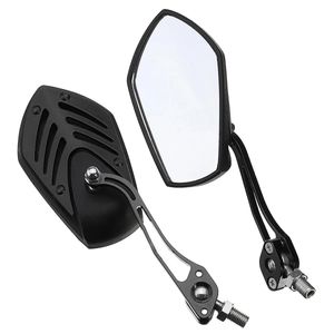 8mm 10mm Aluminum Alloy Motorcycle Bike Scooter Rear Side View Mirrors Universal