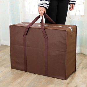 Aufbewahrungstaschen, dicke Gepäcktasche, Quilt-Kleidung, Vlies-Organizer, wasserdicht, feuchtigkeitsbeständig, Kleidungspaket, Handtasche, einfarbig