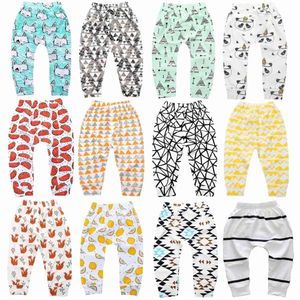 Bunte Baby Lange Hosen 100% Baumwolle Neugeborenen Höschen Baby Mädchen Leggings Junge Hosen 0-24Month Mode Lässig Säuglings Hose 210413