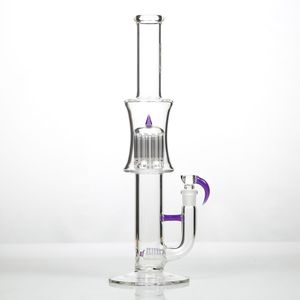 Vintage Glass Bong Water Pipe 5mm 7mm with 18.8mm joint 18inch height colorful design original factory made can put customer logo by DHL UPS CNE