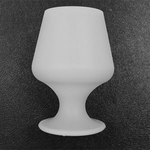 Durable Food Grade Silicone Wine Goblet Cocktail Beer Glasses Unbreakable Anti Slip Outdoor Shatterproof Champagne Whiskey Cup Festival Party Barware HY0117