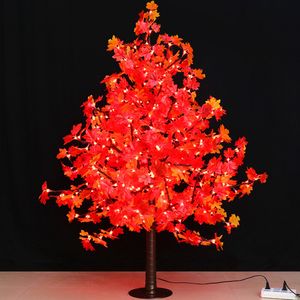 Lampada da esterno per albero di Natale a LED in acero, 530 pezzi, 1,5 m di altezza, 110/220 V CA, giardino fatato antipioggia