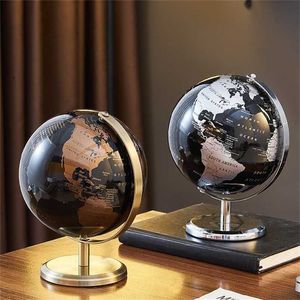 ホーム世界地図オフィスデスククリスマスデコレーションアクセサリークリスマスの装飾ギフトワールドボール小さな地球地球装飾品学生211122
