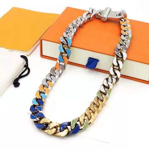 Stainless Steel Bracelet & Necklace Screw Men Screwdriver Diamond Jewelry Women Mens Bracelets Bangle with Original Box a22