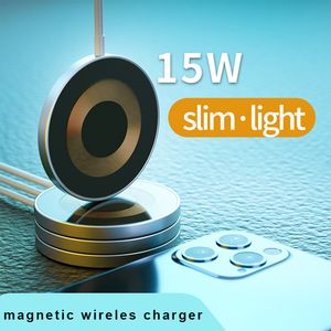 Carregador sem fio magnético 15w Q3 para o iPhone Huawei Samsung Série de carregamento rápido com caixa de varejo