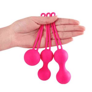 Nxy Sex Eggs Set Veilig Siliconen Smart Bal Kegel Ben Wa Vagina Draai Oefening Machine Chinese Geisha and Toys for Women Volwassen 1215