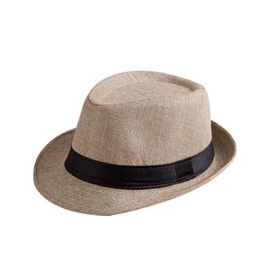 Wholesale unisex straw fedora hats for sale - Group buy Unisex Short Brim Fedora Hats For Men Women Panama Straw Wide