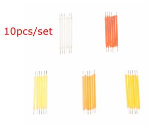 Ljuspärlor 10st glödlampa filament lampdelar dc 12v LED -tillbehör Diodfilame för reparation