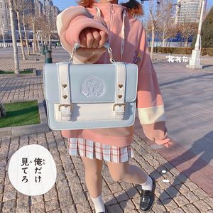 JK Çanta Kadınlar Omuz Çantası PU Crossbody Lolita Designer Harajuku Japon Messenger Kawaii Anime