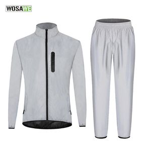 Pantaloni da corsa Ciclismo Impermeabile Maglia da bicicletta Giacca a vento Tuta manica lunga Mountain Bike Motocross