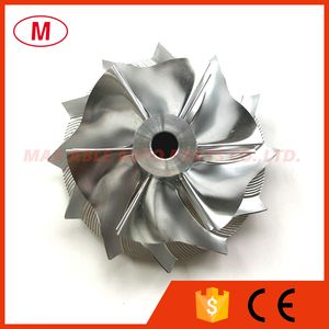 GT15-25 433256-0003 37.19/49.00mm 6+6 blades Performance Turbocharger Turbo Billet compressor wheel/Aluminum 2618/Milling wheel for 466501/471189/700917/708337 CHRA