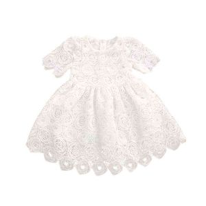 0-24m toddler bebê recém-nascido meninas vestido branco laço tutu vestido de casamento princesa trajes de páscoa para meninas infantis g1129