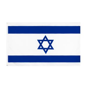 Bandeiras De Israel venda por atacado-Bandeira de Israel x90cm Alta Qualidade Atacado Baixo Poliéster Poliéster Impresso Bandeiras Nacionais de Israelense