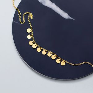 Złote Bransoletki 100% 925 Srebrne Monety Boho Charms Vintage Minimalizm Indyjski Biżuteria Prezent Urodzinowy Bransoletki Kobiety
