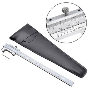 200mm Stainless Steel Vernier Caliper Scale Parallel Marking Gauge With Protective Bag 0.1mm Accuracy 210922