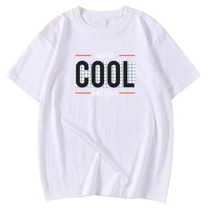 Mode Atmungsaktive Männliche T-shirts Frühling Sommer T-shirts Einfache Kühle Buchstaben Druck Kleidung Crewneck Übergroße T-shirts Männer Y0809